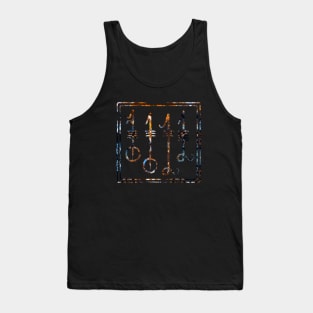 Svefnthorn  symbol - marble texture Tank Top